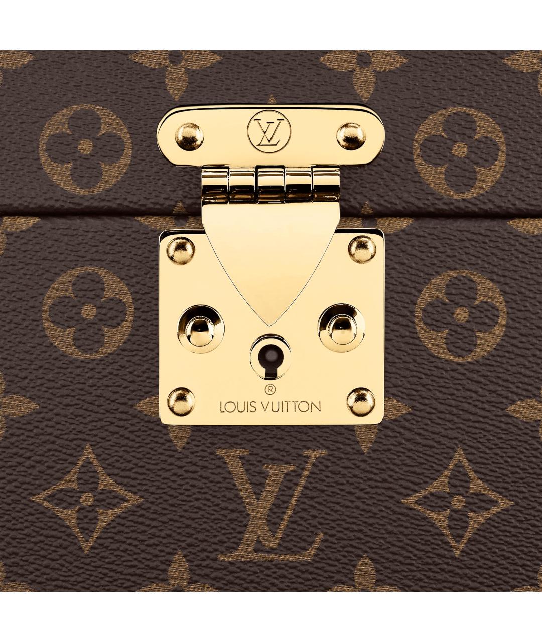 LOUIS VUITTON Коричневая сумка через плечо из канвы, фото 5