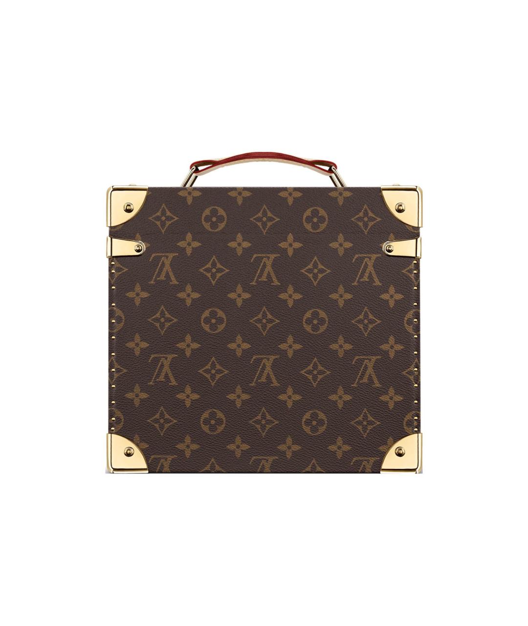 LOUIS VUITTON Коричневая сумка через плечо из канвы, фото 2