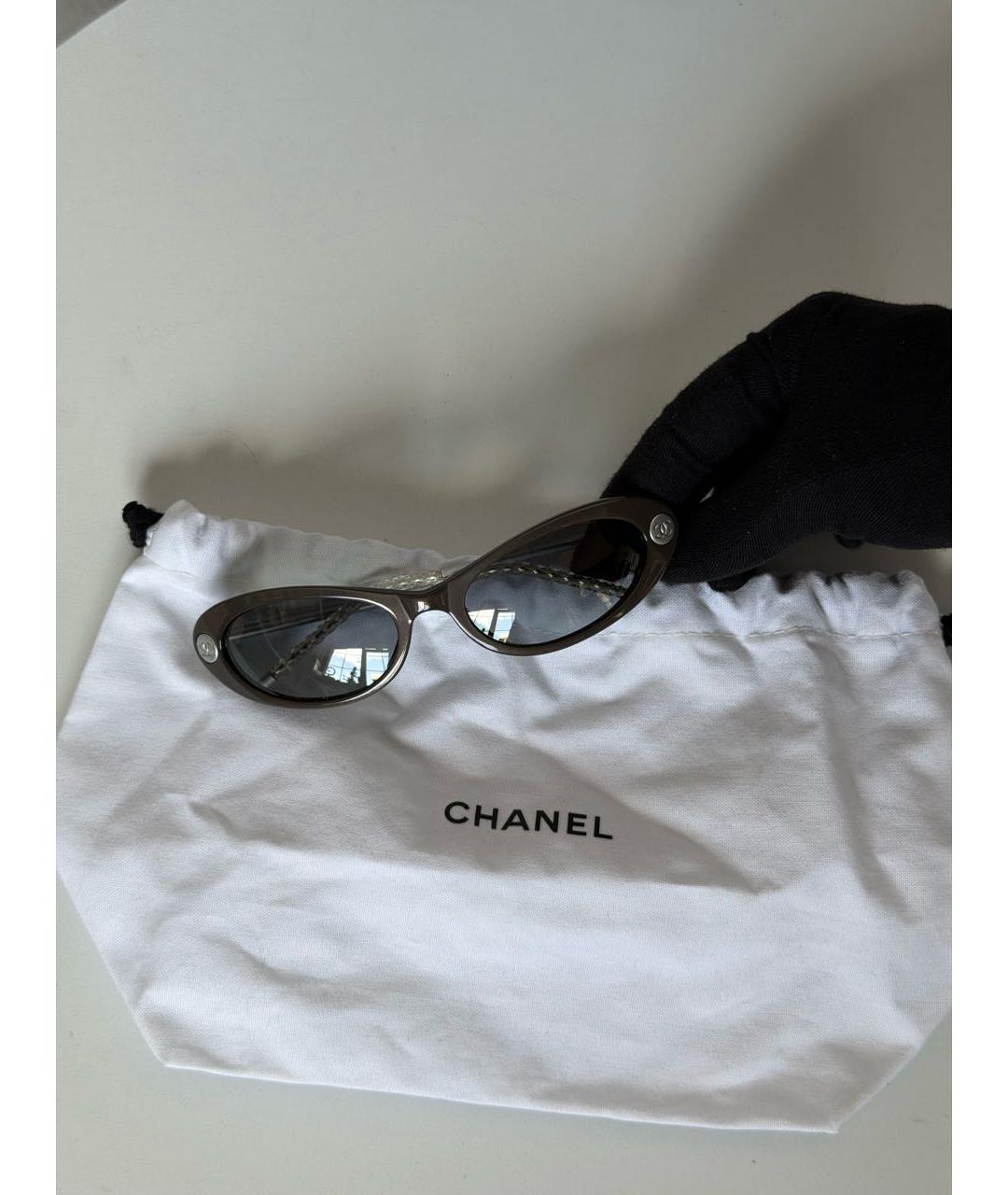 CHANEL Черные солнцезащитные очки, фото 3