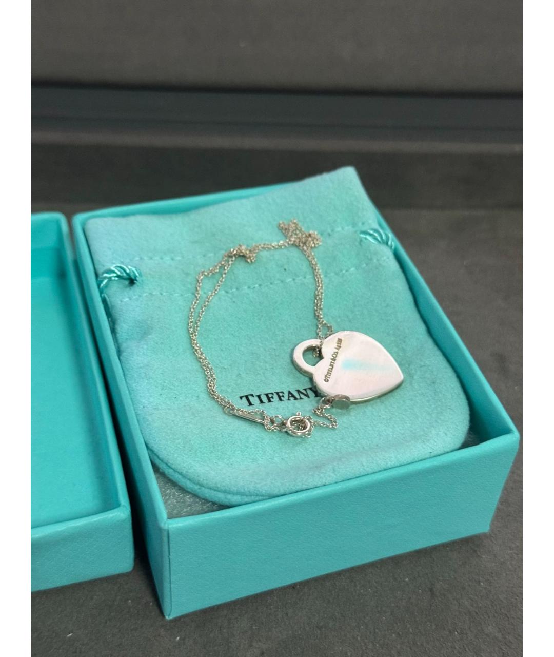 TIFFANY&CO Красная серебряная подвеска, фото 3