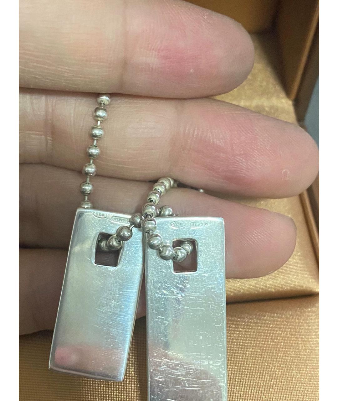 GUCCI Серебряная серебряная цепочка/подвеска, фото 8