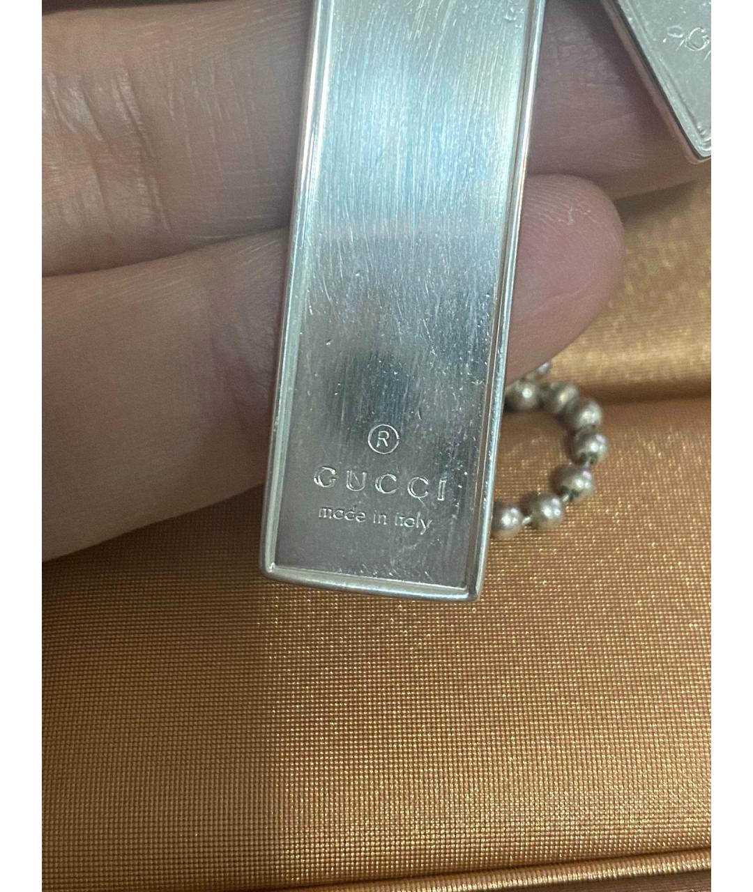 GUCCI Серебряная серебряная цепочка/подвеска, фото 6