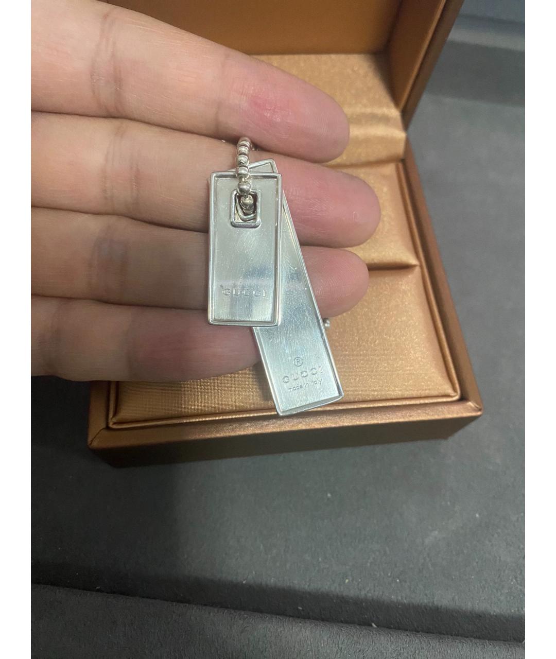GUCCI Серебряная серебряная цепочка/подвеска, фото 3