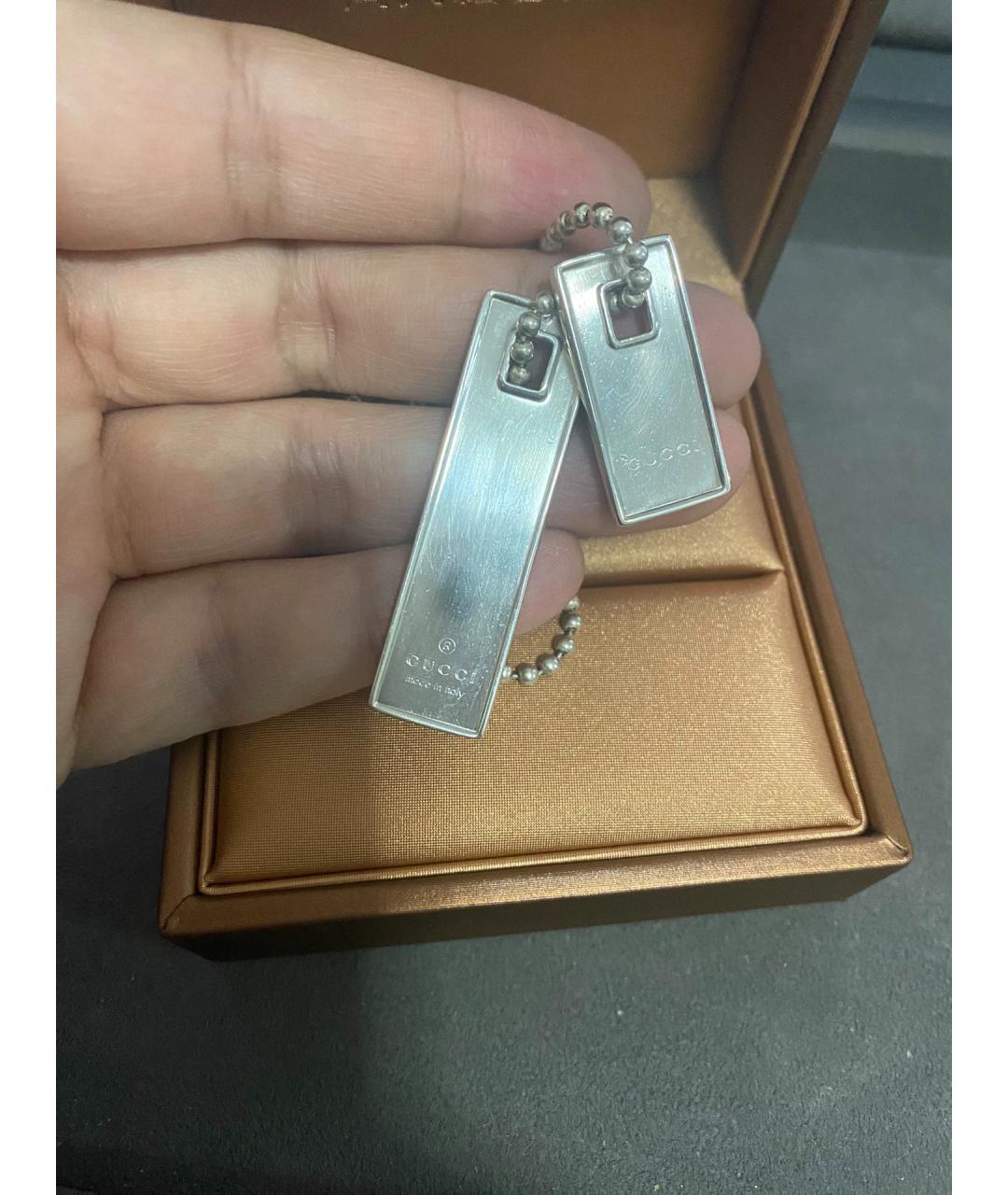 GUCCI Серебряная серебряная цепочка/подвеска, фото 4
