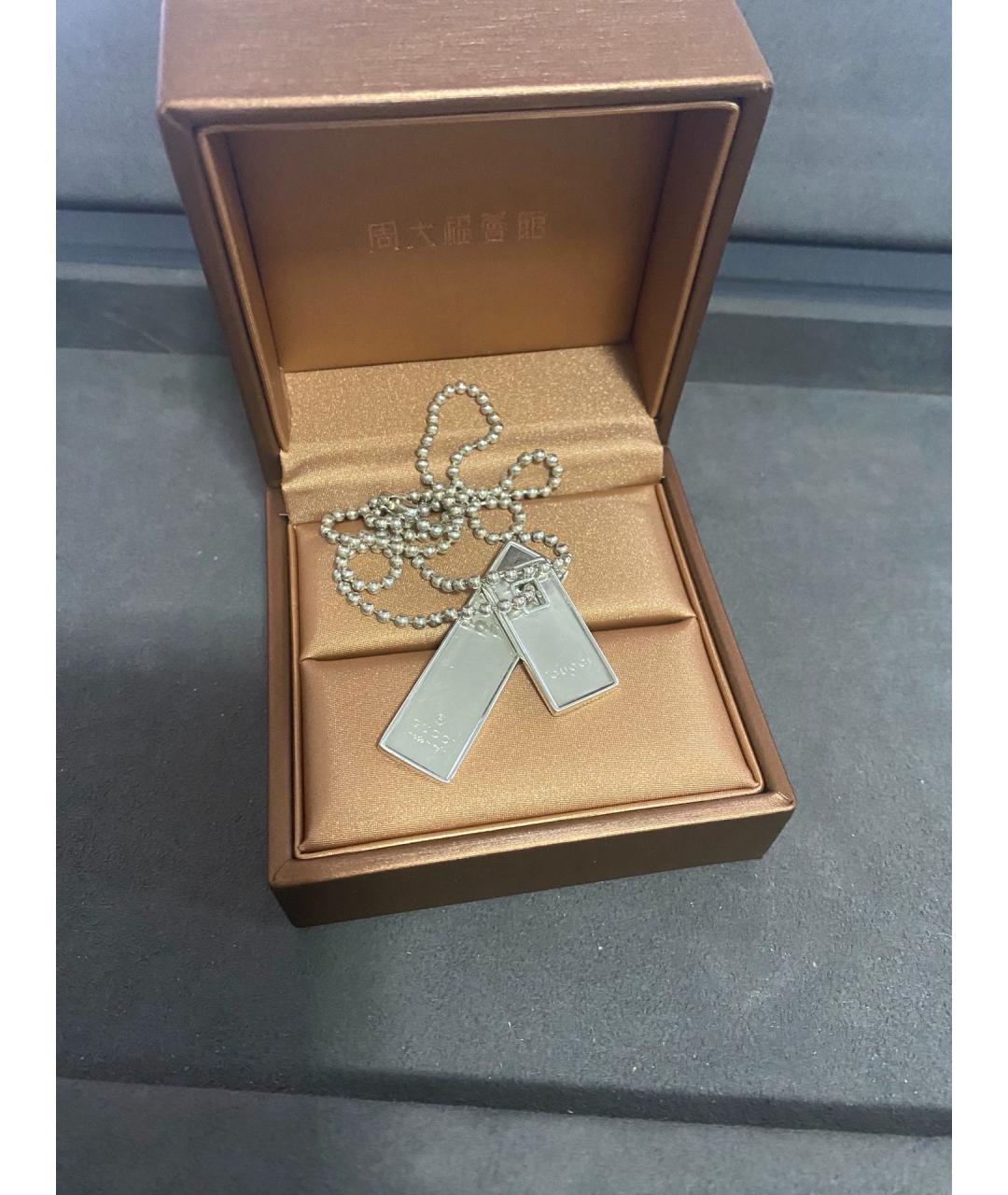 GUCCI Серебряная серебряная цепочка/подвеска, фото 2