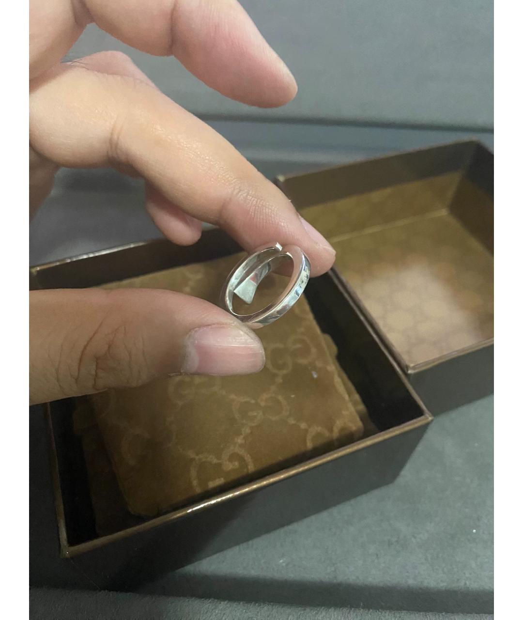 GUCCI Серебряное серебряное кольцо, фото 4