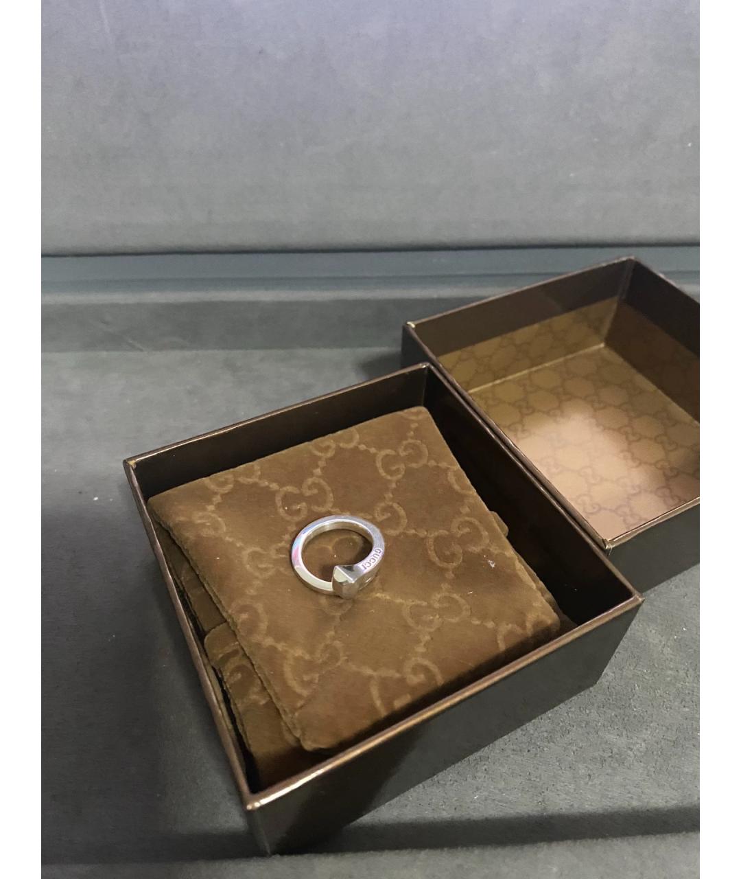GUCCI Серебряное серебряное кольцо, фото 8