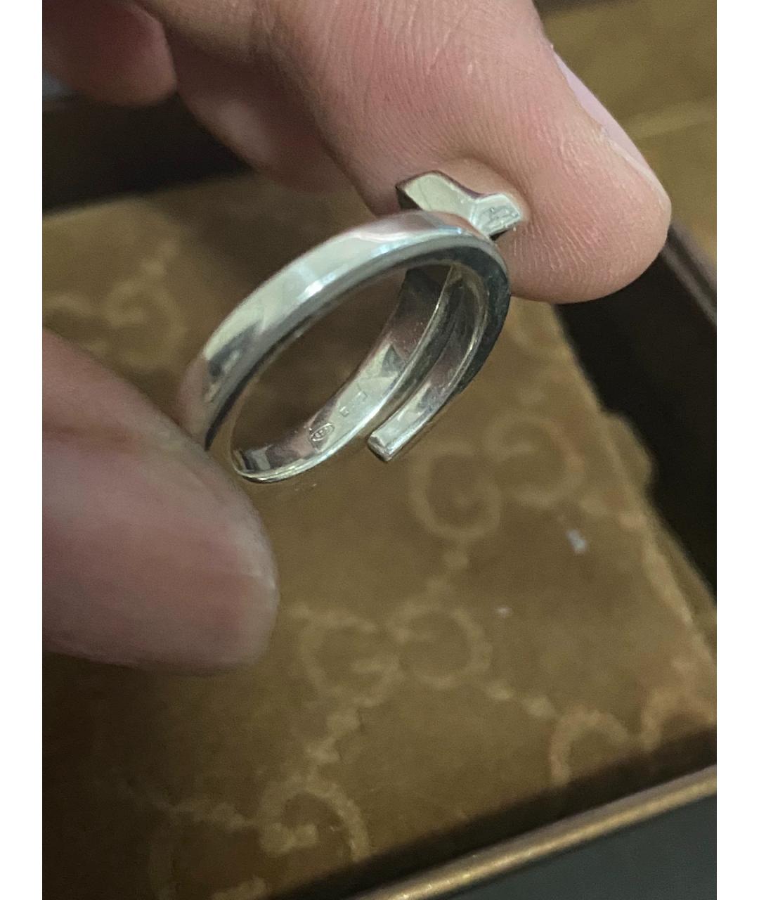 GUCCI Серебряное серебряное кольцо, фото 6