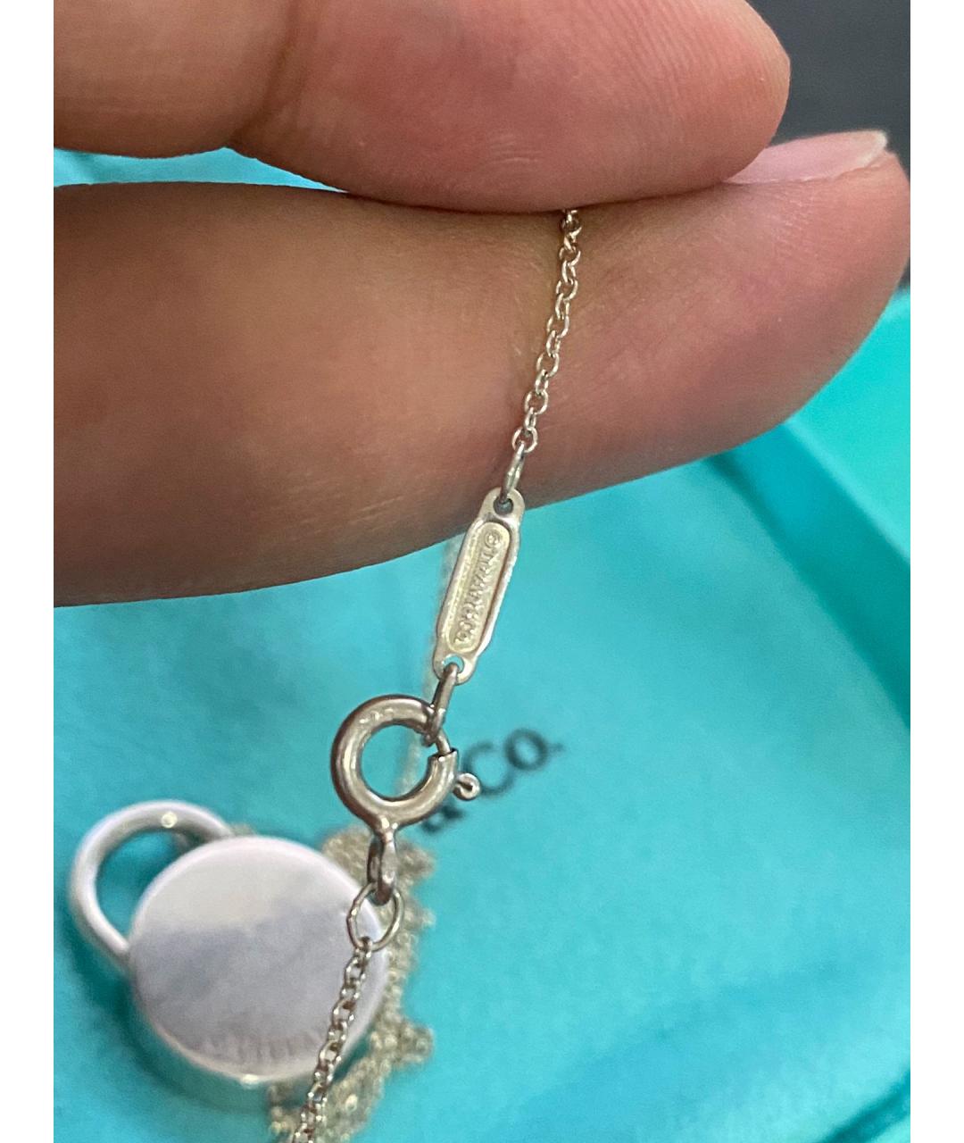 TIFFANY&CO Серебряное серебряное колье, фото 9