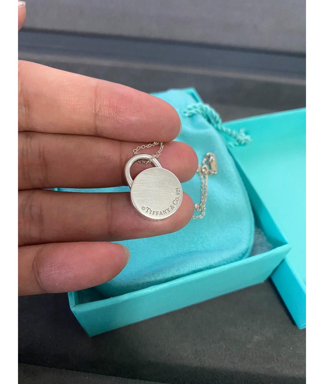 TIFFANY&CO Серебряное серебряное колье, фото 7