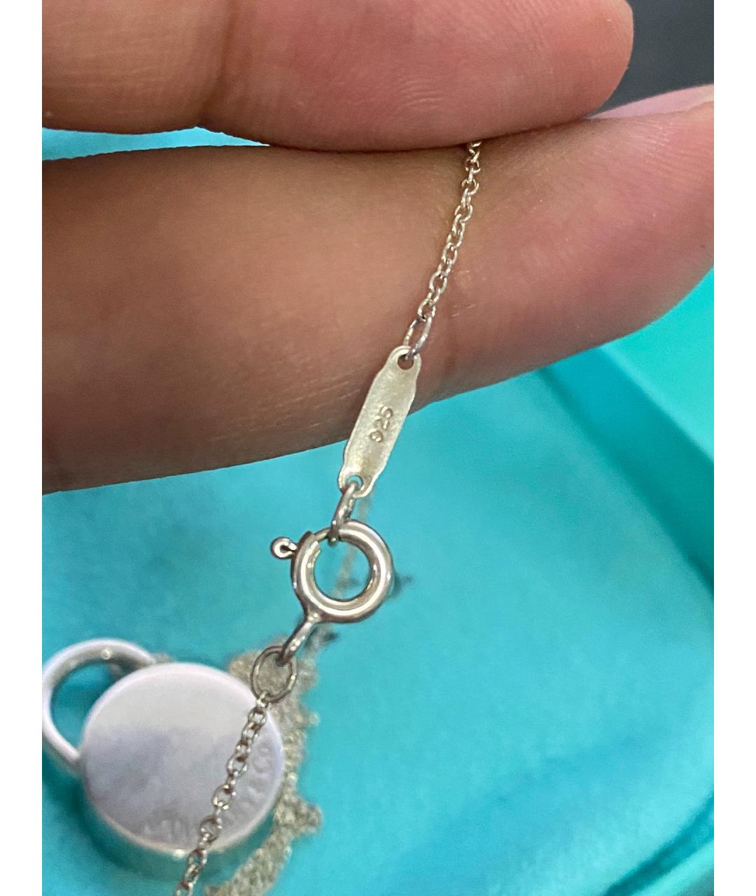 TIFFANY&CO Серебряное серебряное колье, фото 8