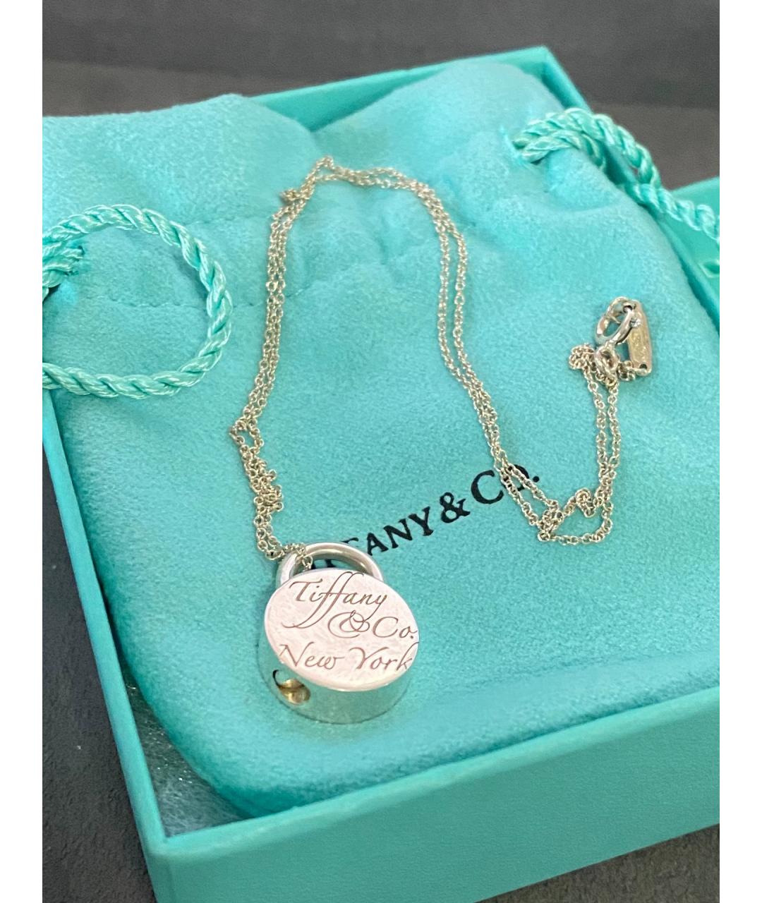 TIFFANY&CO Серебряное серебряное колье, фото 10