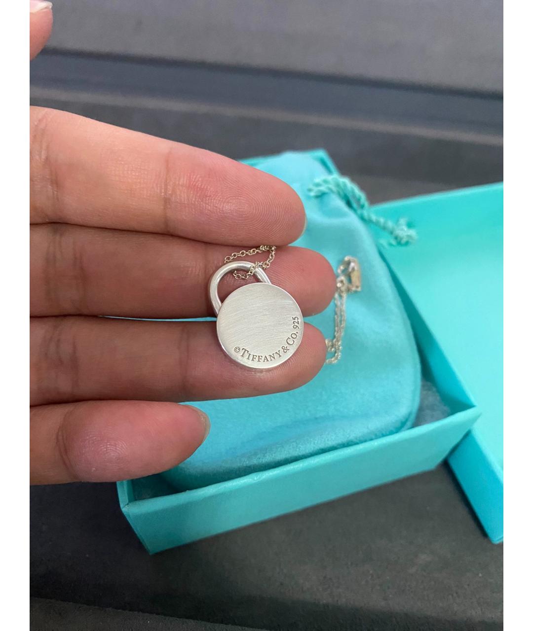 TIFFANY&CO Серебряное серебряное колье, фото 6