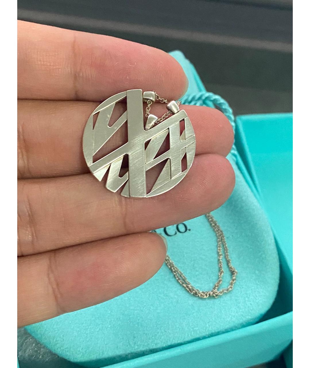 TIFFANY&CO Серебряное серебряное колье, фото 5