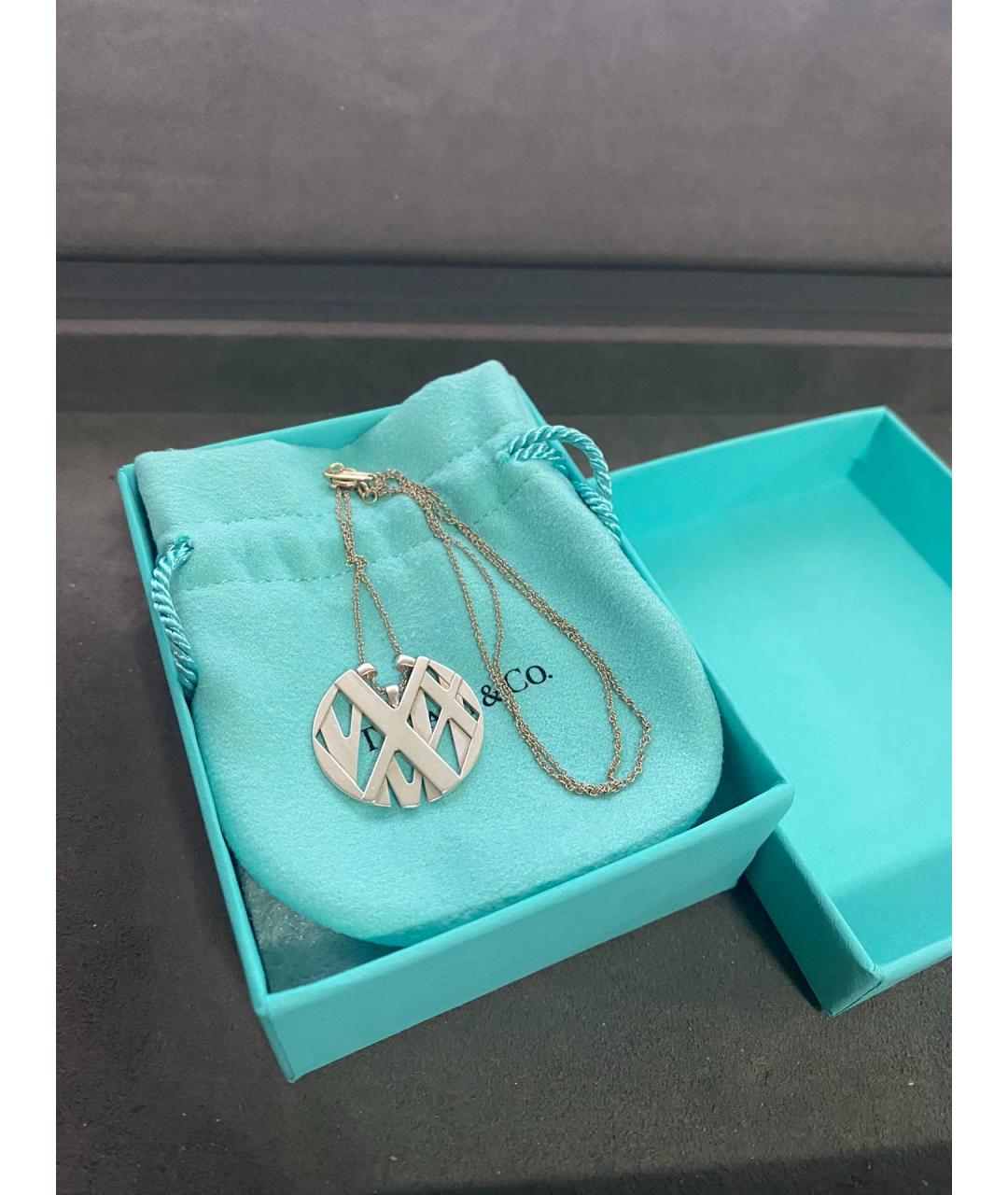 TIFFANY&CO Серебряное серебряное колье, фото 8