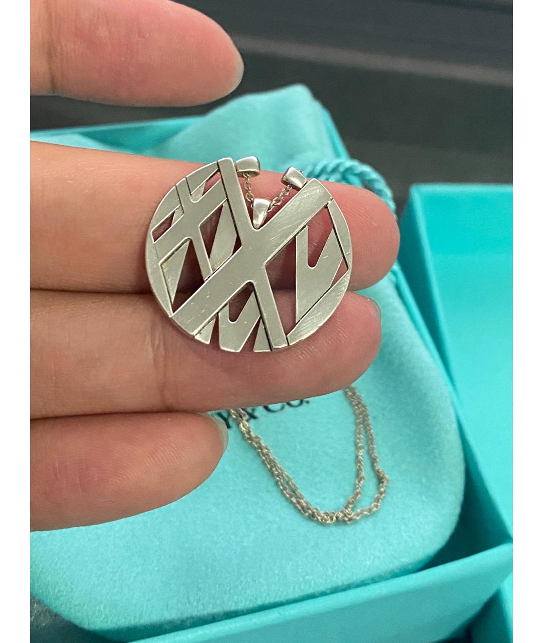 TIFFANY&CO Серебряное серебряное колье, фото 4
