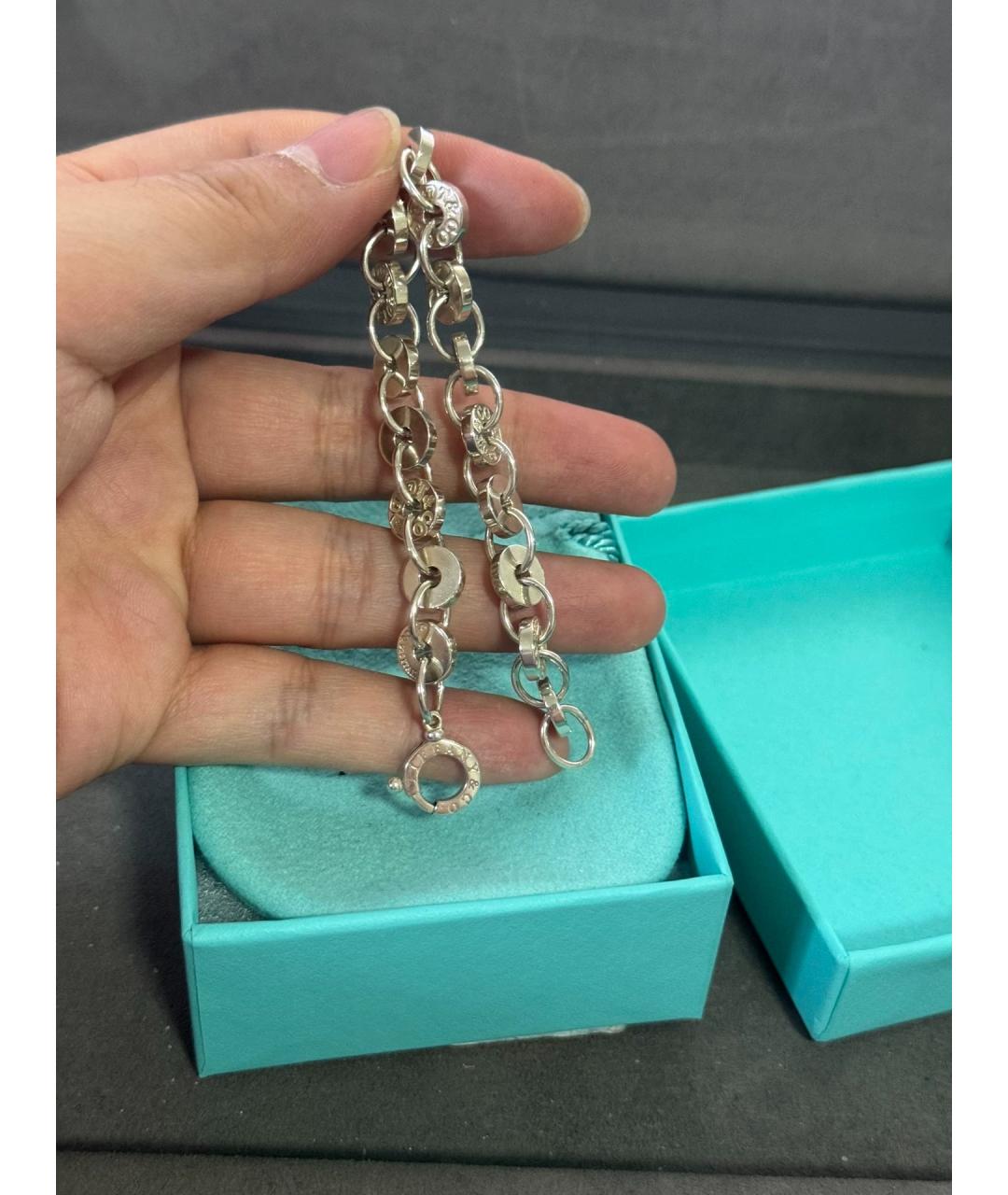 TIFFANY&CO Серебряный серебряный браслет, фото 3