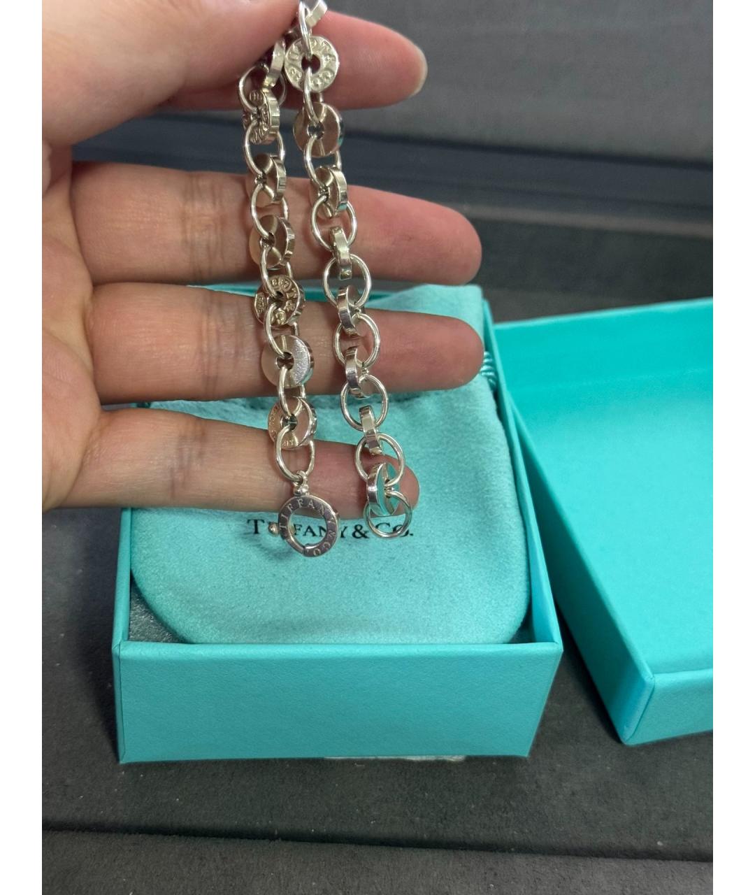 TIFFANY&CO Серебряный серебряный браслет, фото 4