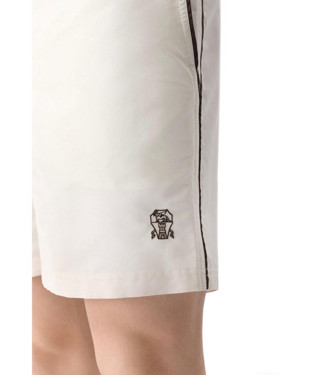 BRUNELLO CUCINELLI Белые шорты, фото 2