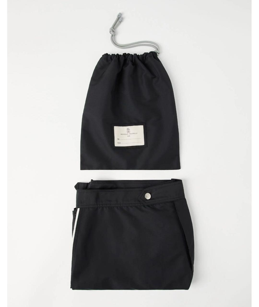 BRUNELLO CUCINELLI Черные шорты, фото 5