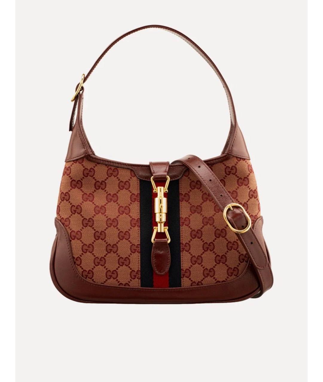 GUCCI Бордовая сумка с короткими ручками, фото 8