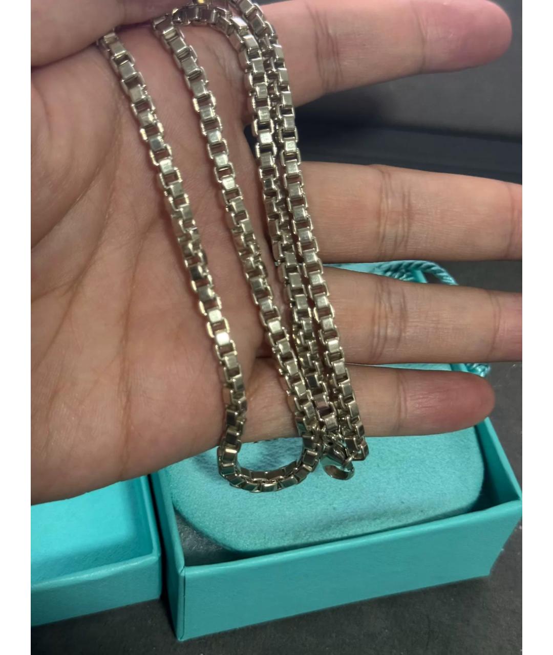 TIFFANY&CO Серебряная серебряная цепочка/подвеска, фото 3