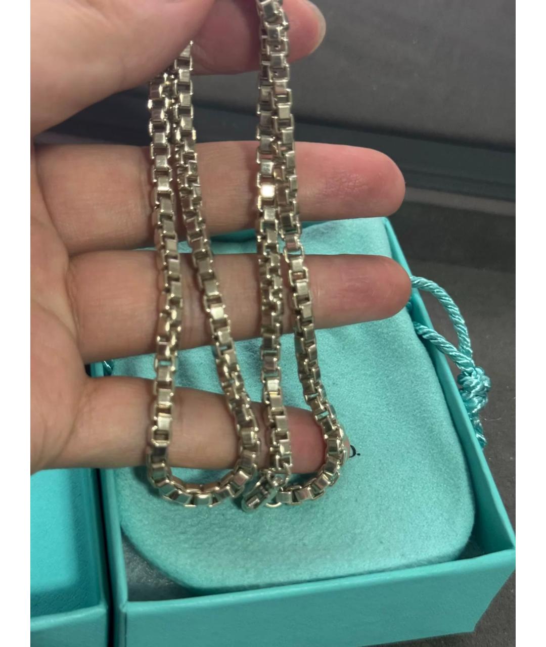 TIFFANY&CO Серебряная серебряная цепочка/подвеска, фото 4