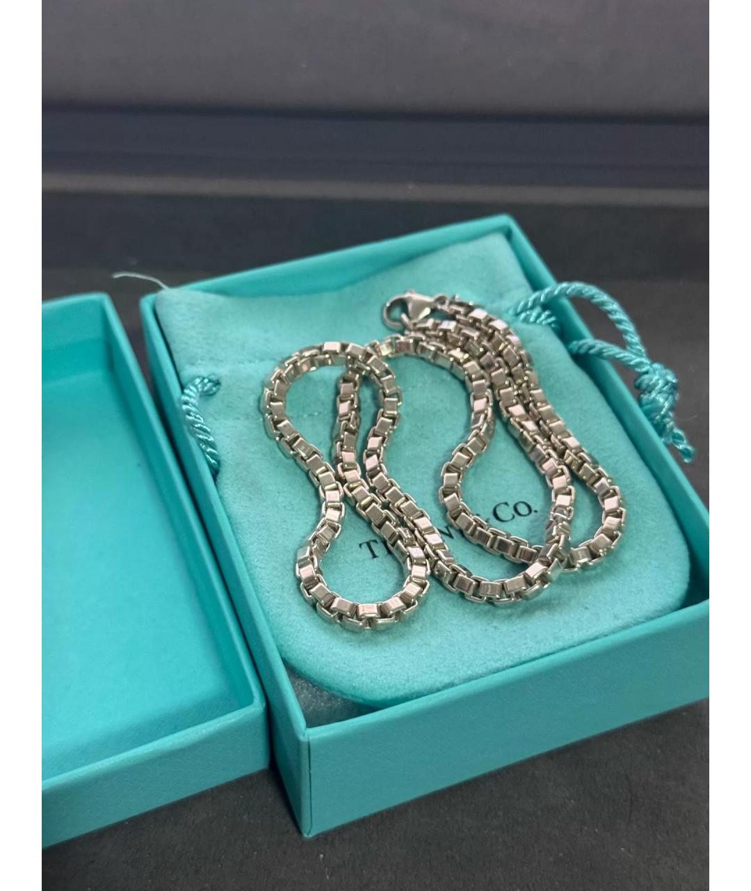 TIFFANY&CO Серебряная серебряная цепочка/подвеска, фото 7