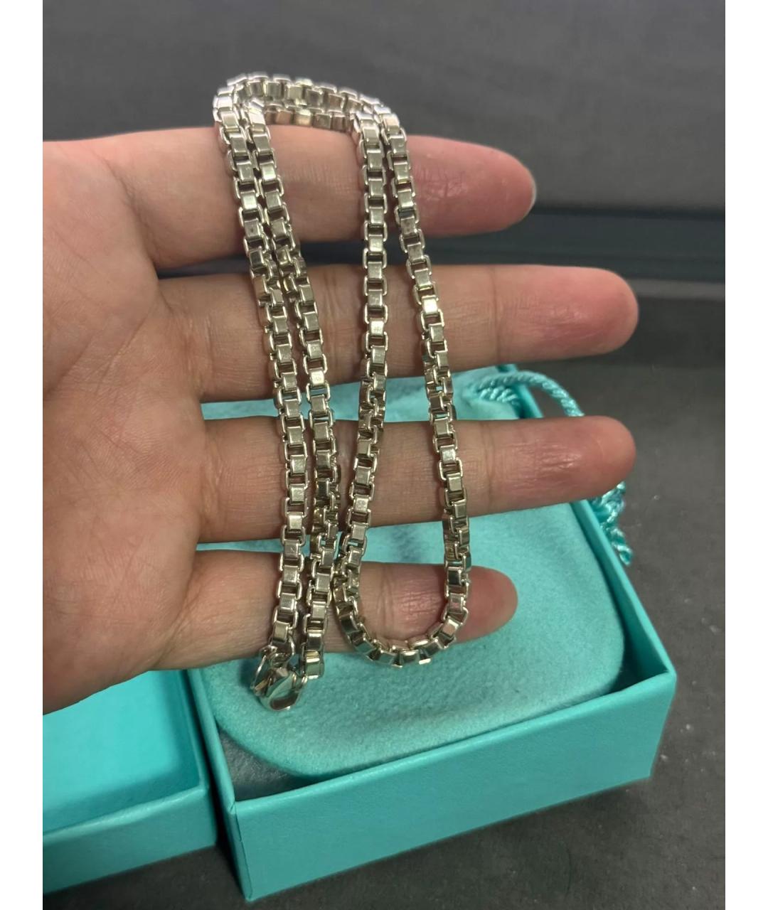 TIFFANY&CO Серебряная серебряная цепочка/подвеска, фото 2