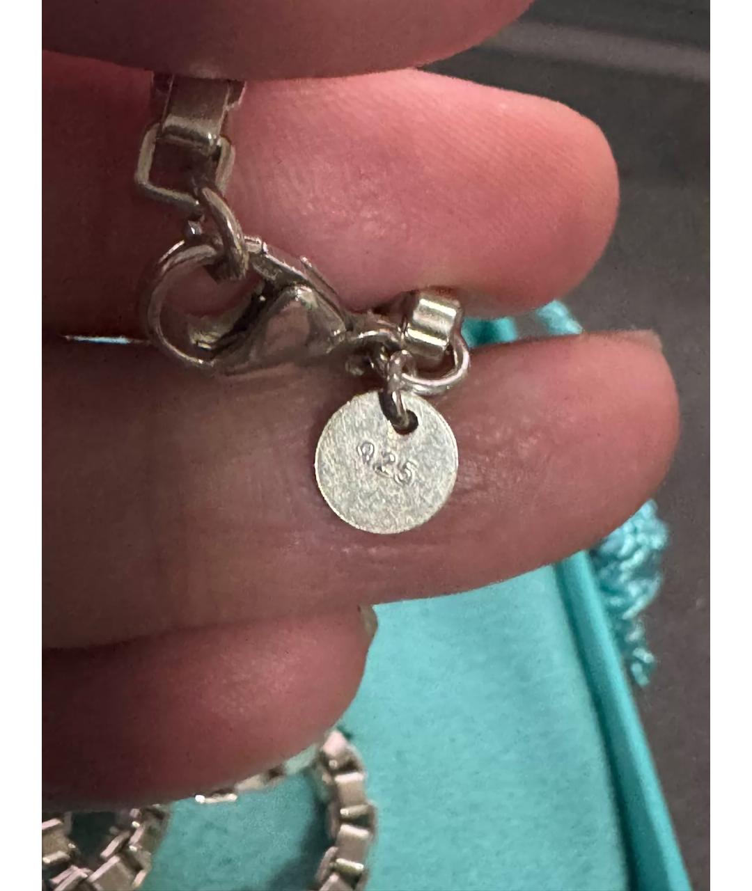 TIFFANY&CO Серебряная серебряная цепочка/подвеска, фото 6