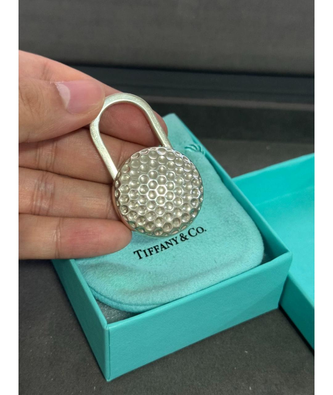 TIFFANY&CO Серебряные серебряные запонки, фото 3