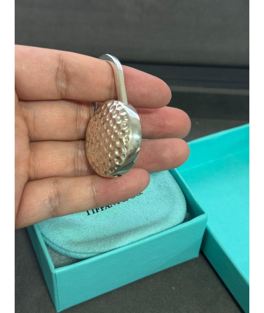 TIFFANY&CO Серебряные серебряные запонки, фото 6