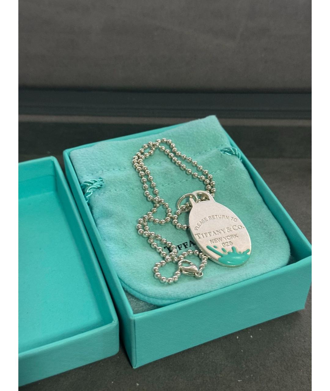 TIFFANY&CO Серебряный серебряный кулон, фото 2