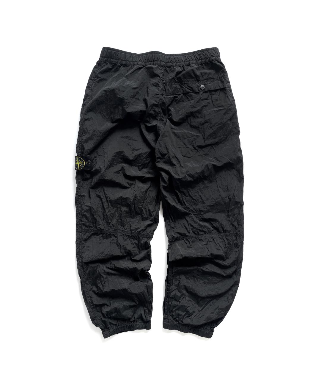 STONE ISLAND Черные нейлоновые повседневные брюки, фото 2