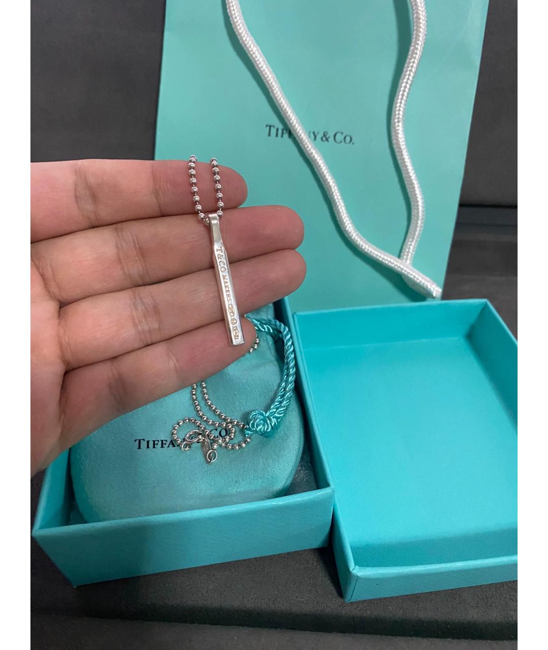 TIFFANY&CO Серебряный серебряный кулон, фото 6