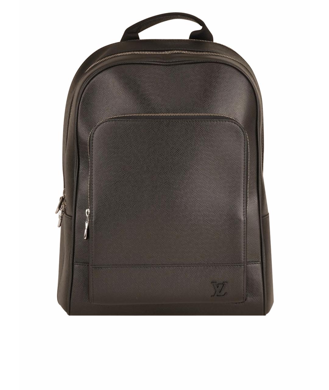 LOUIS VUITTON Черный кожаный рюкзак, фото 1