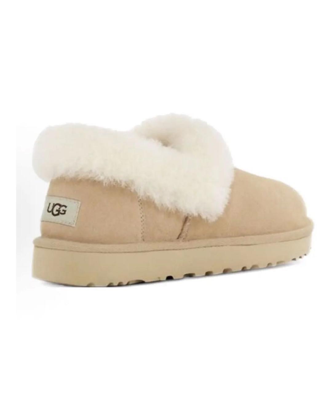 UGG Бежевые замшевые ботинки, фото 2