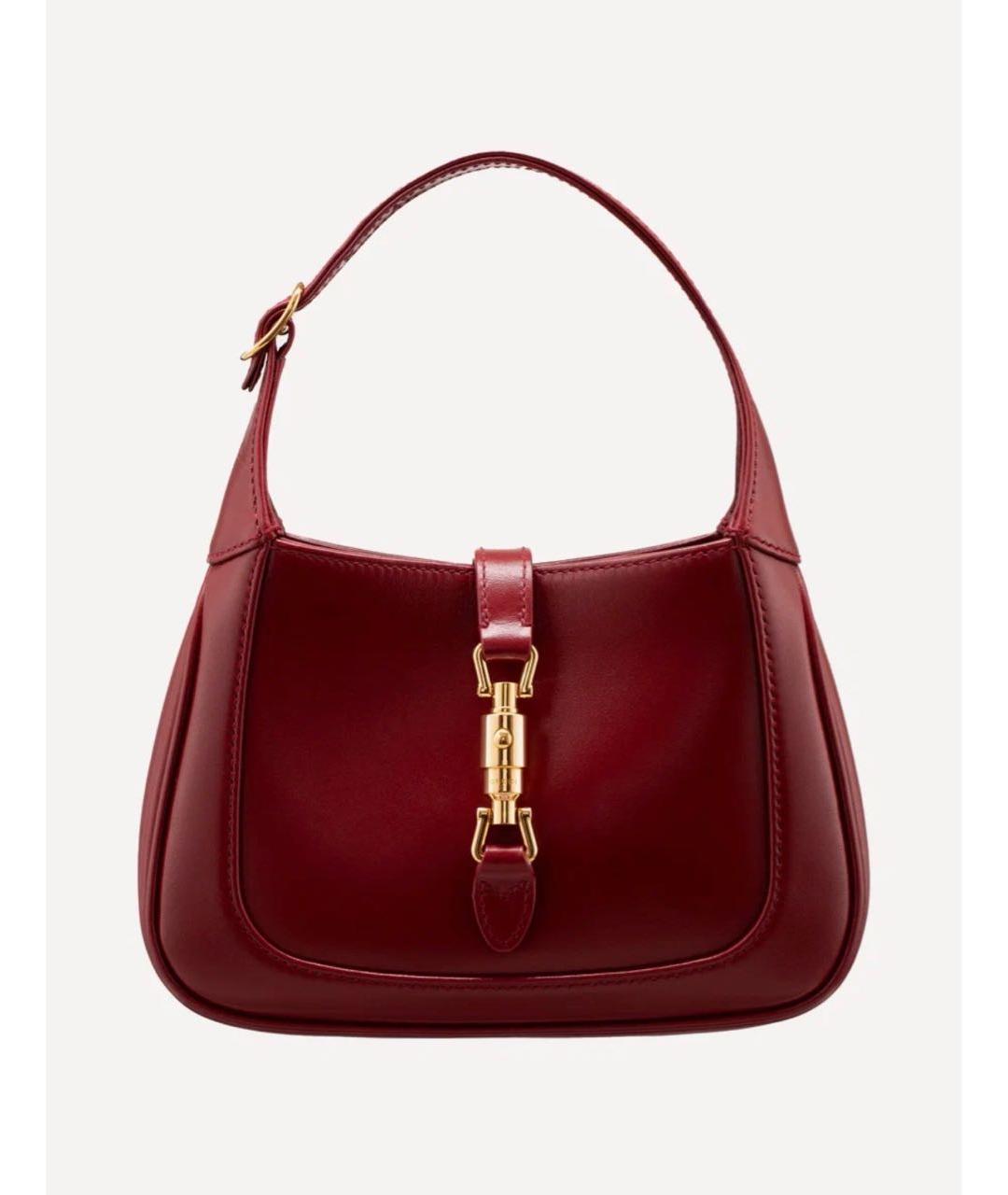 GUCCI Красная кожаная сумка с короткими ручками, фото 9