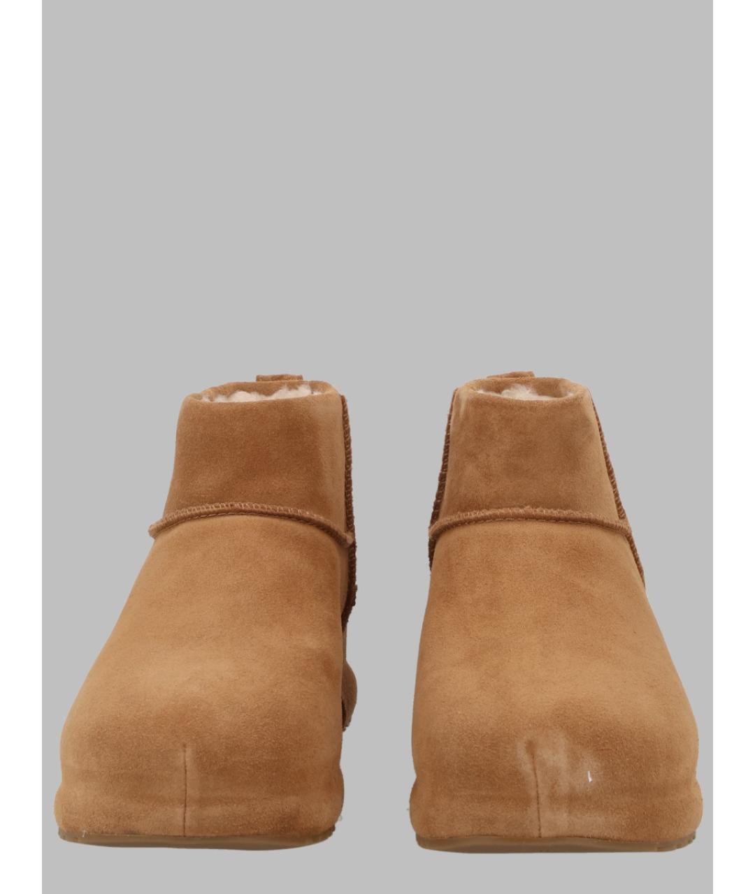 UGG Коричневые замшевые ботинки, фото 2