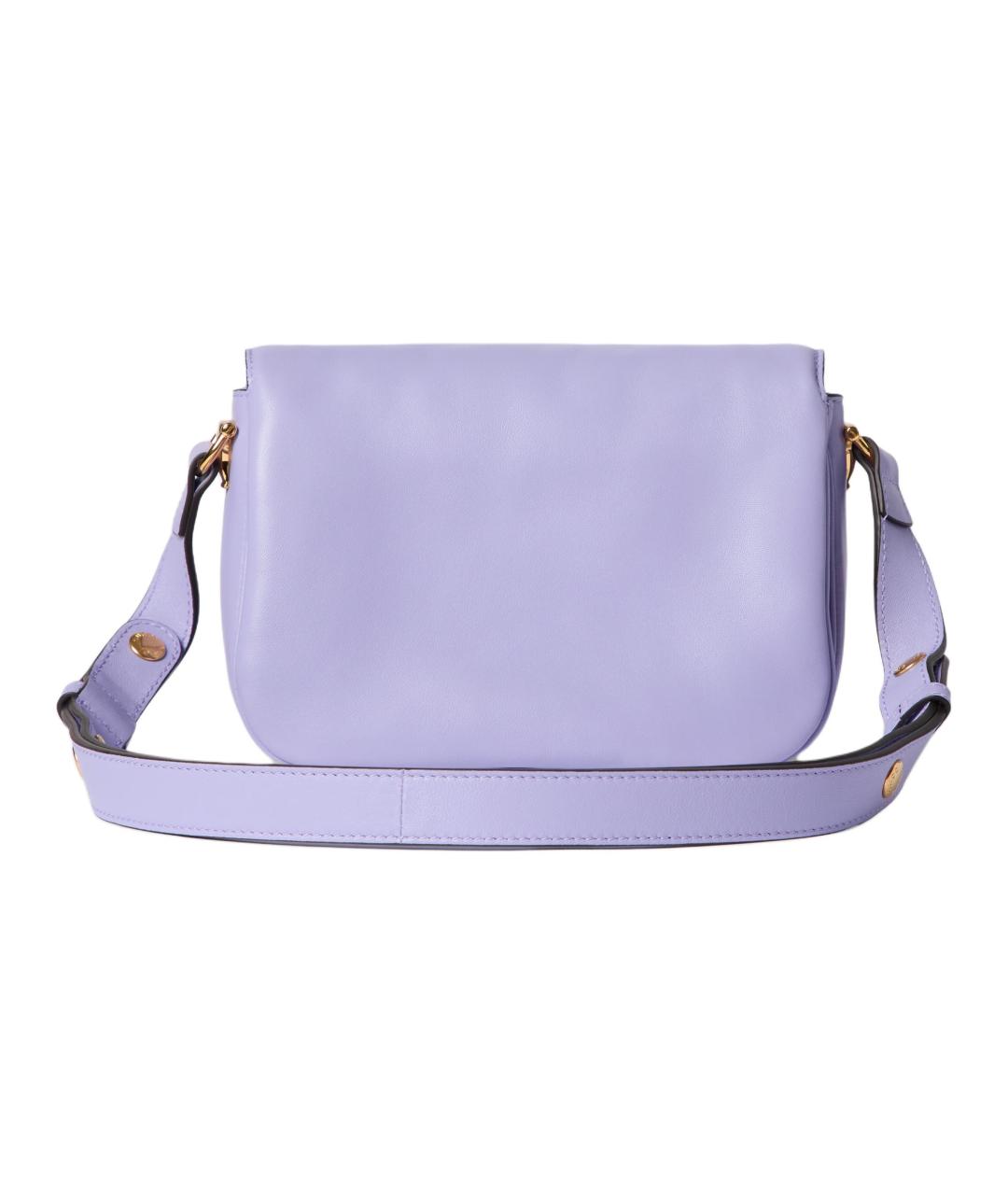 GUCCI Фиолетовая кожаная сумка через плечо, фото 4