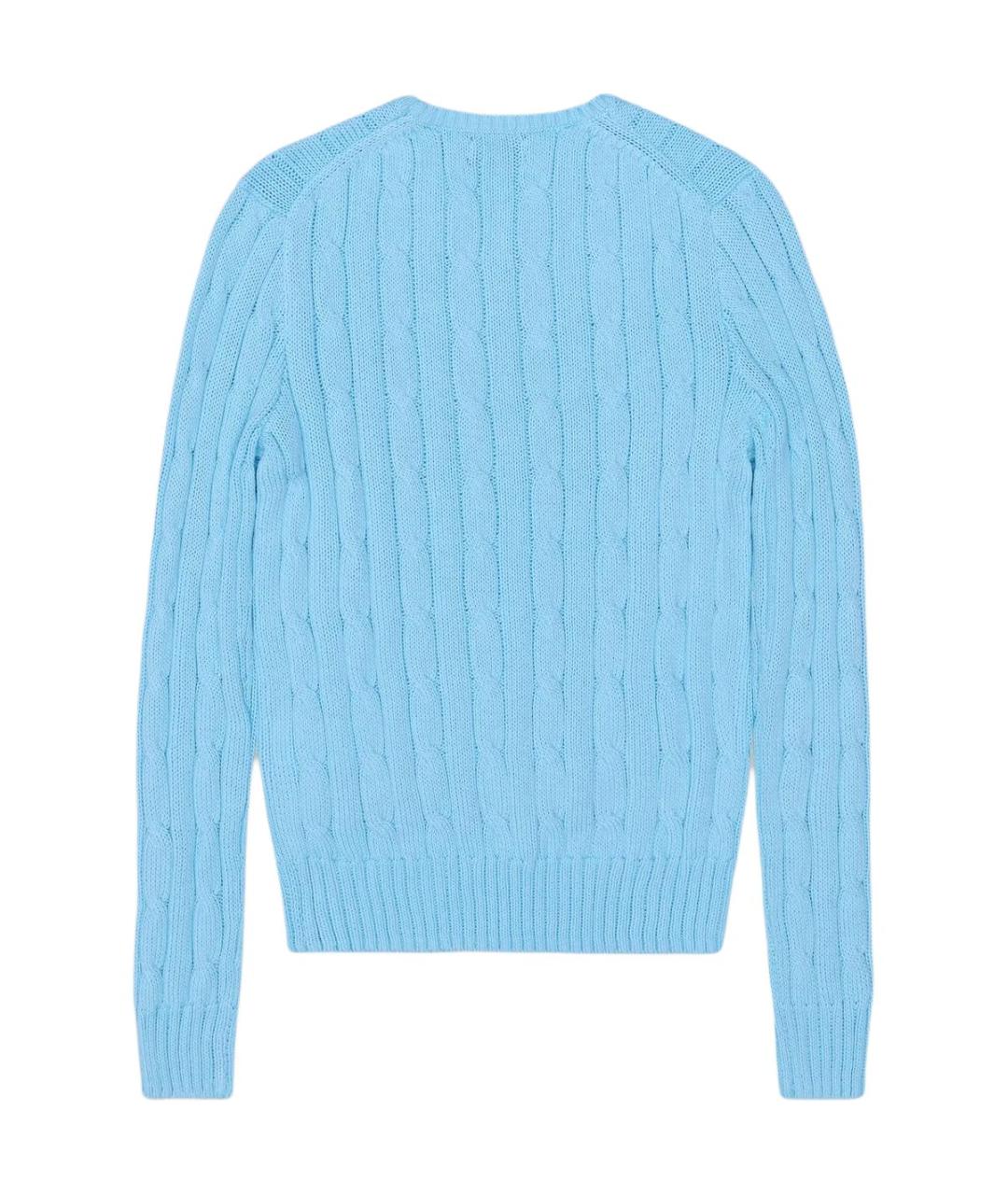 POLO RALPH LAUREN Голубой джемпер / свитер, фото 2