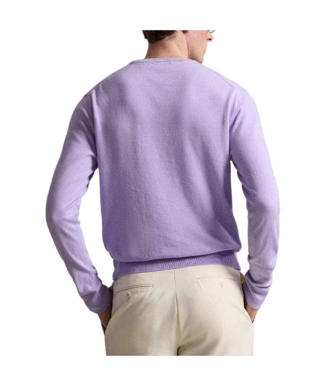 POLO RALPH LAUREN Фиолетовый джемпер / свитер, фото 4