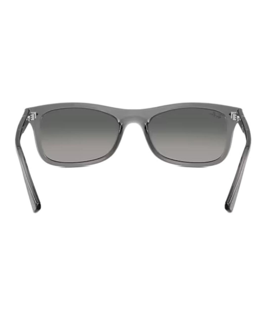 RAY BAN Серые пластиковые солнцезащитные очки, фото 4