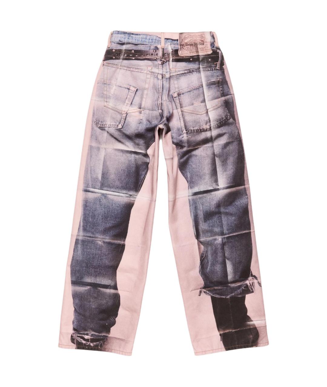 ACNE STUDIOS Розовые прямые джинсы, фото 2