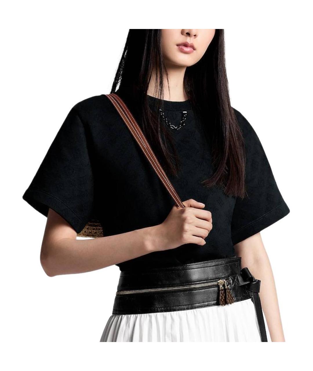 LOUIS VUITTON Черная футболка, фото 5
