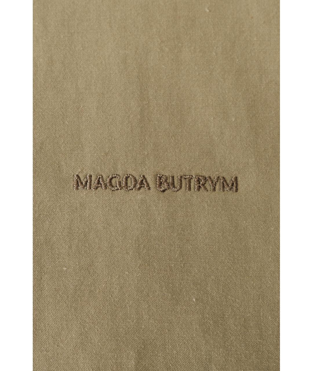 MAGDA BUTRYM Хаки хлопковая куртка, фото 6
