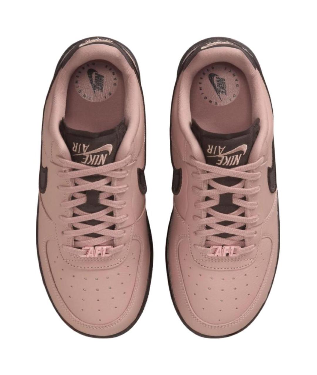 NIKE Розовые кожаные кроссовки, фото 4