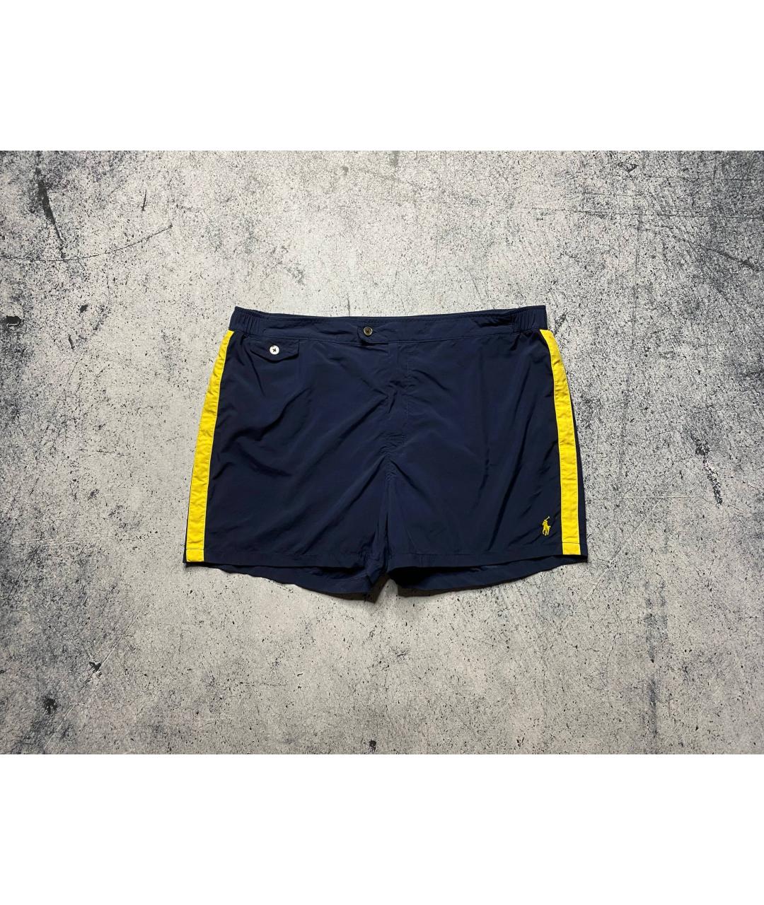 POLO RALPH LAUREN Синие нейлоновые шорты, фото 10