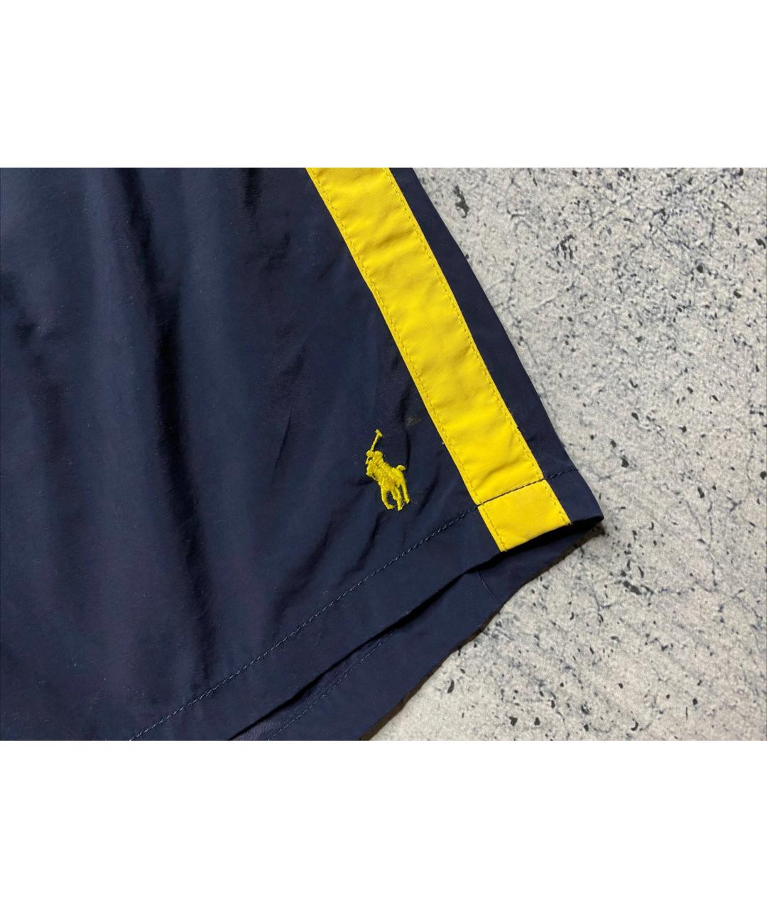 POLO RALPH LAUREN Синие нейлоновые шорты, фото 7