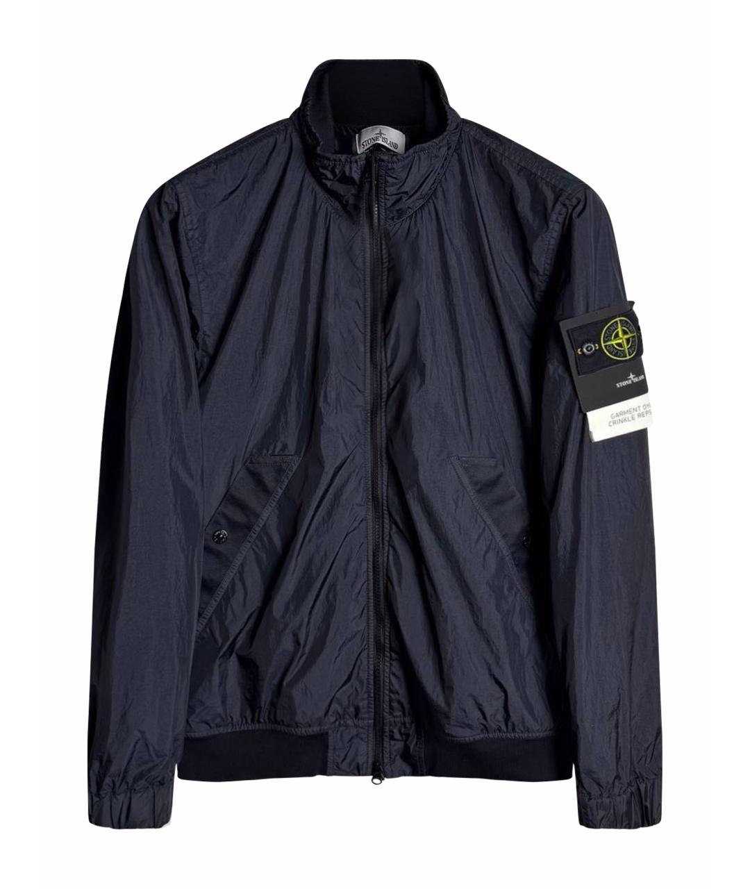 STONE ISLAND Темно-синяя куртка, фото 1